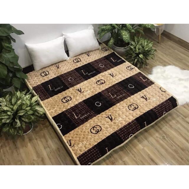 Thảm Nỉ Nhung Trải Giường Họa Tiết Siêu Ấm