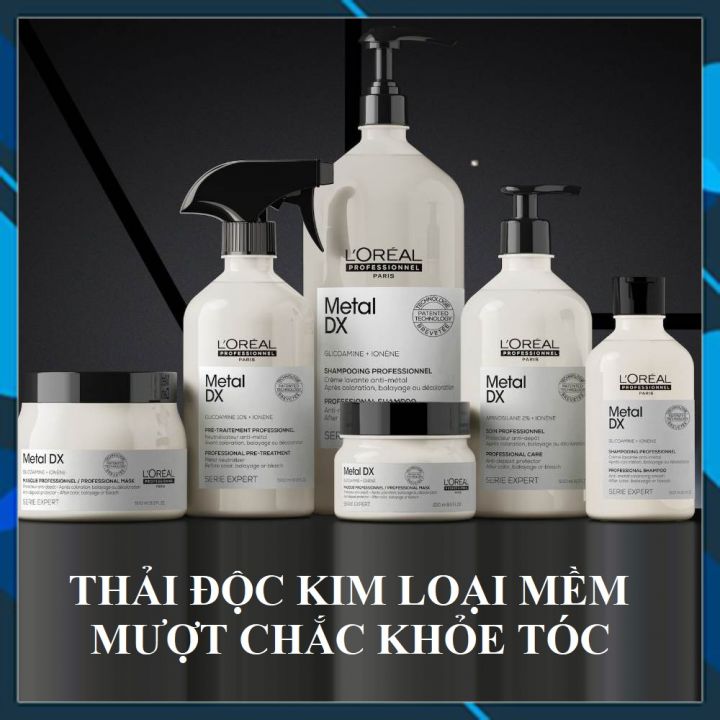 DẦU HẤP Ủ TÓC L'OREAL PRO METAL DX MASK SIÊU MỀM MƯỢT THẢI ĐỘC KIM LOẠI