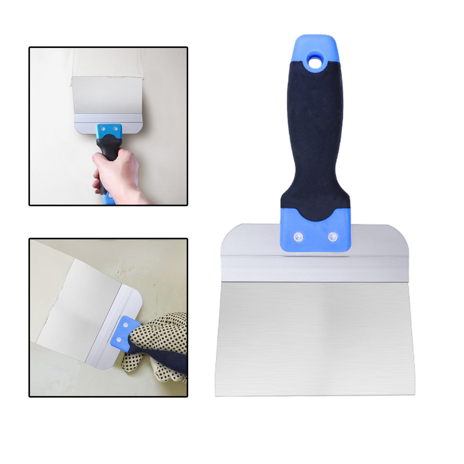 Paint Putty Scraper Stainless Steel Painters Tool Spackle Knife, for Decals Plaster