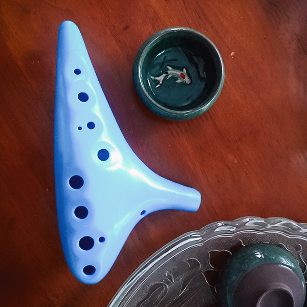 Sáo Đất Ocarina Nhựa 12 Lỗ Không Lo Rơi Vỡ Chuẩn AC