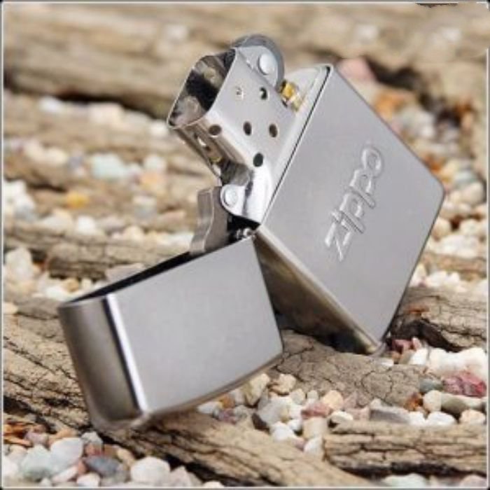 Bật Lửa Zippo Stamped Street Chrome Chính Hãng Usa