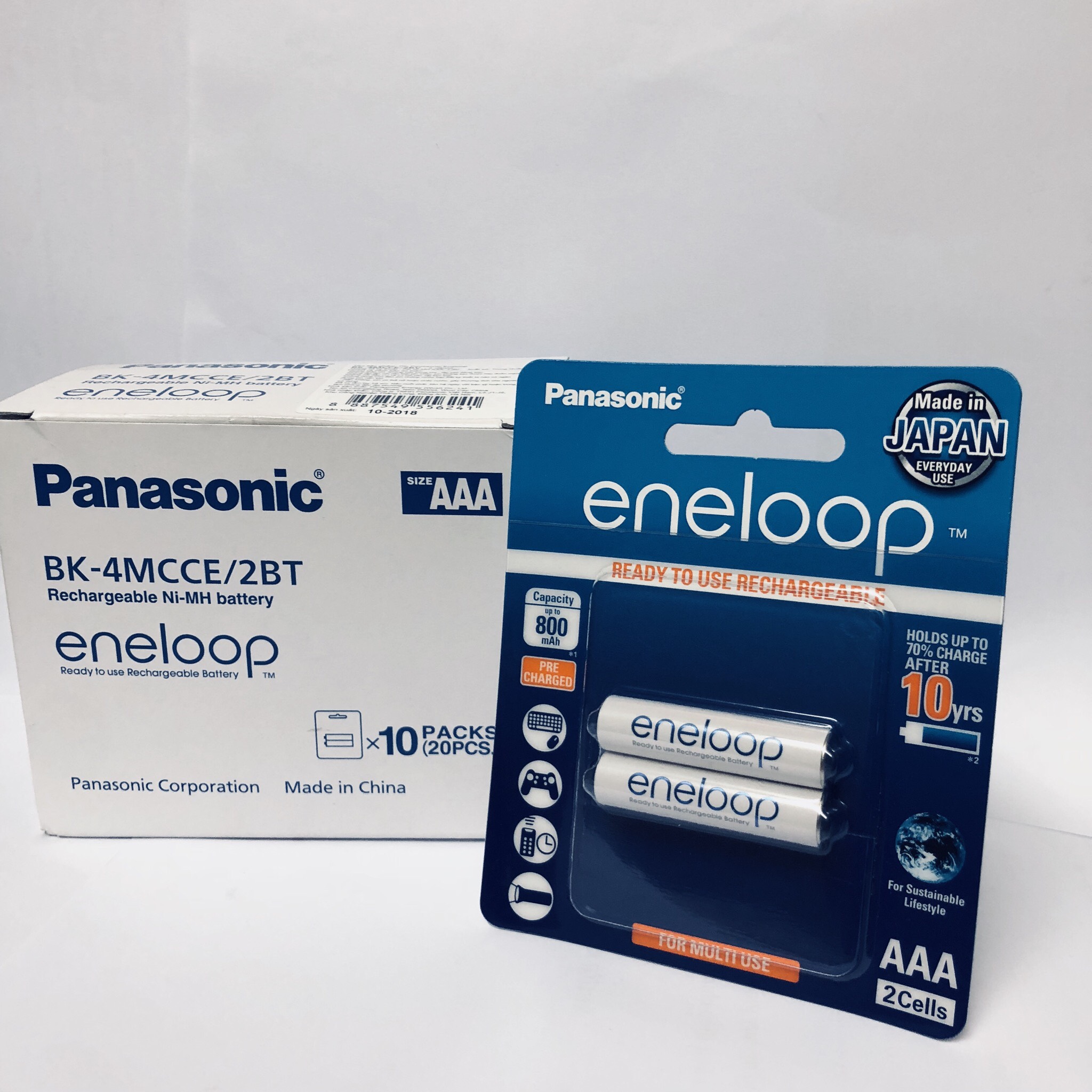 Pin sạc AAA Panasonic Eneloop BK-4MCCE/2B (Hàng chính hãng)