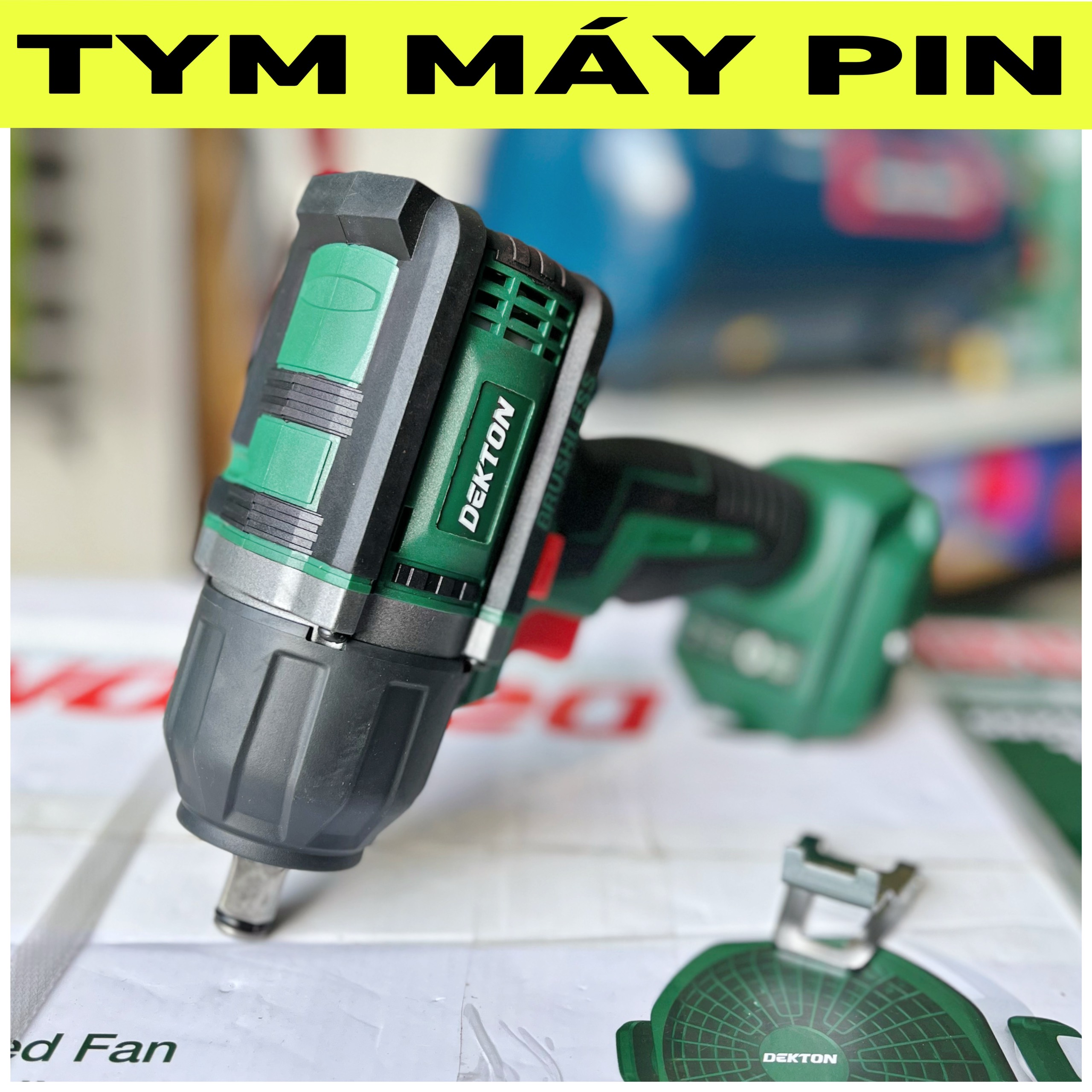 Thân Máy Siết Bulong Pin Dekton M21-IW475N – TYM MÁY PIN