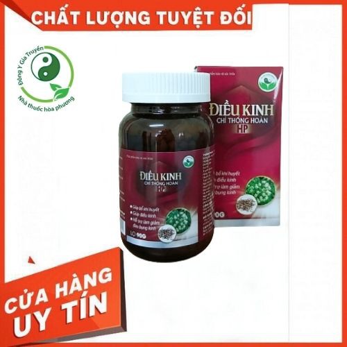 Viên uống bổ huyết điều kinh chỉ thống hoàn hp, lọ 90 g Đông y Hòa Phương HP4B