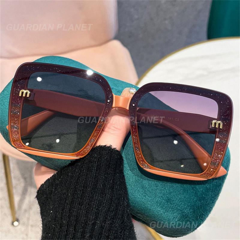 Kính mặt trời phân cực kính mắt vuông Color: Gray Box Gradient