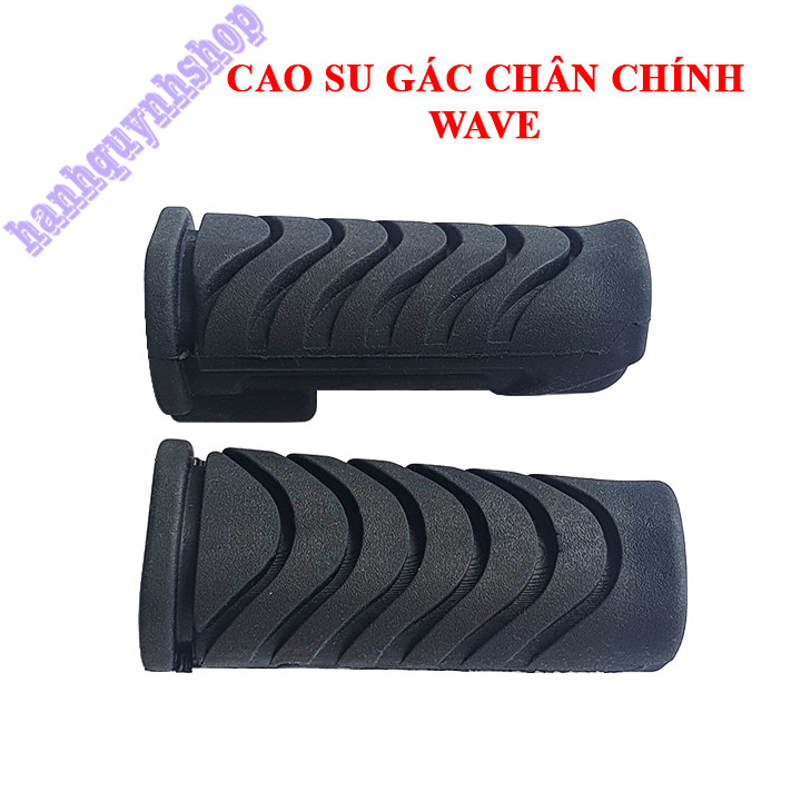 Bộ 2 cao su gác chân chính Wave loại đẹp màu đen