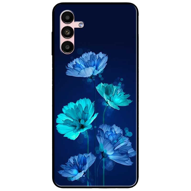 Ốp lưng dành cho Samsung A13 5G - Samsung A33 5G mẫu Hoa Đêm Xanh