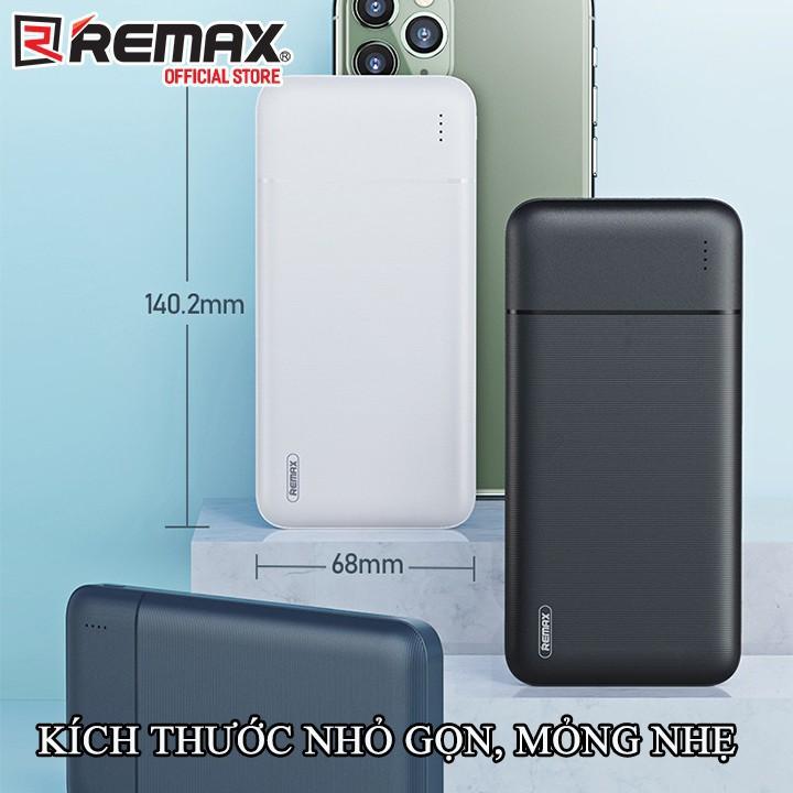 Pin Sạc Dự Phòng 10000mah Remax RPP-96 Garie Series Fast Charing 2.1A tích hợp 2 cổng USB