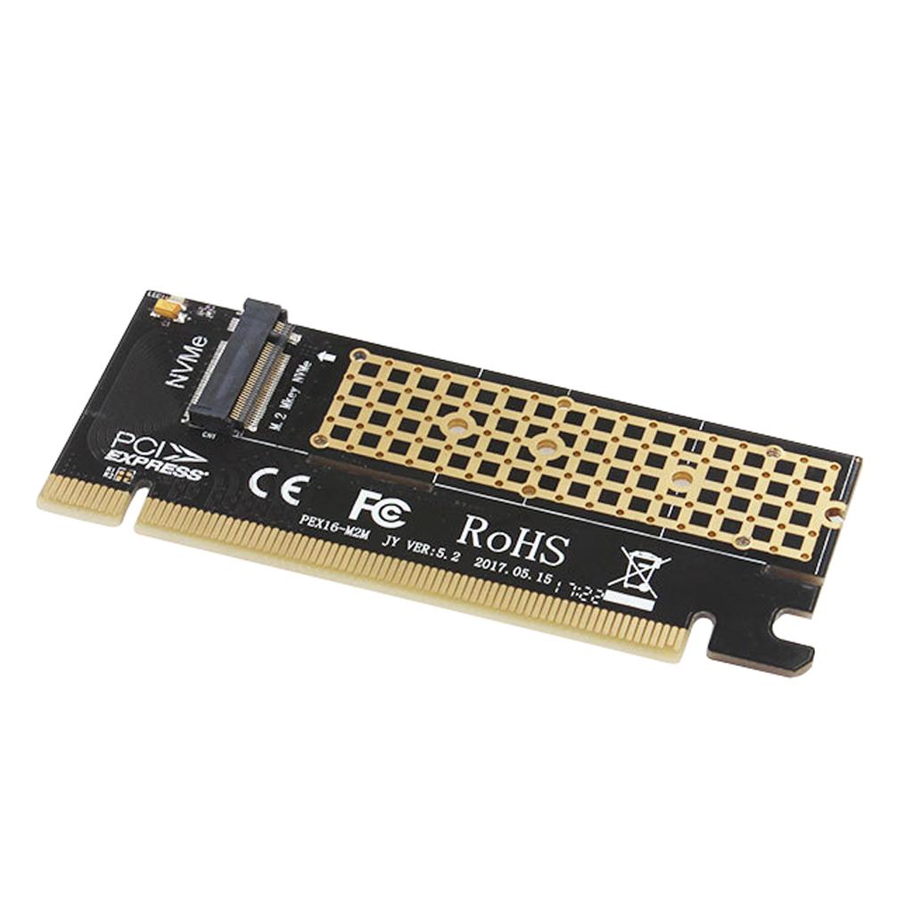NVMe PCIe Adapter M.2 to PCI-e 16x Converter Card for 2230-2280 M-Key SSD