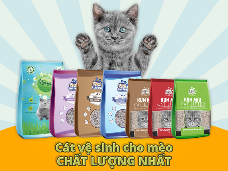 Cát Vệ Sinh KM  Siêu Khử Mùi Vón Cục