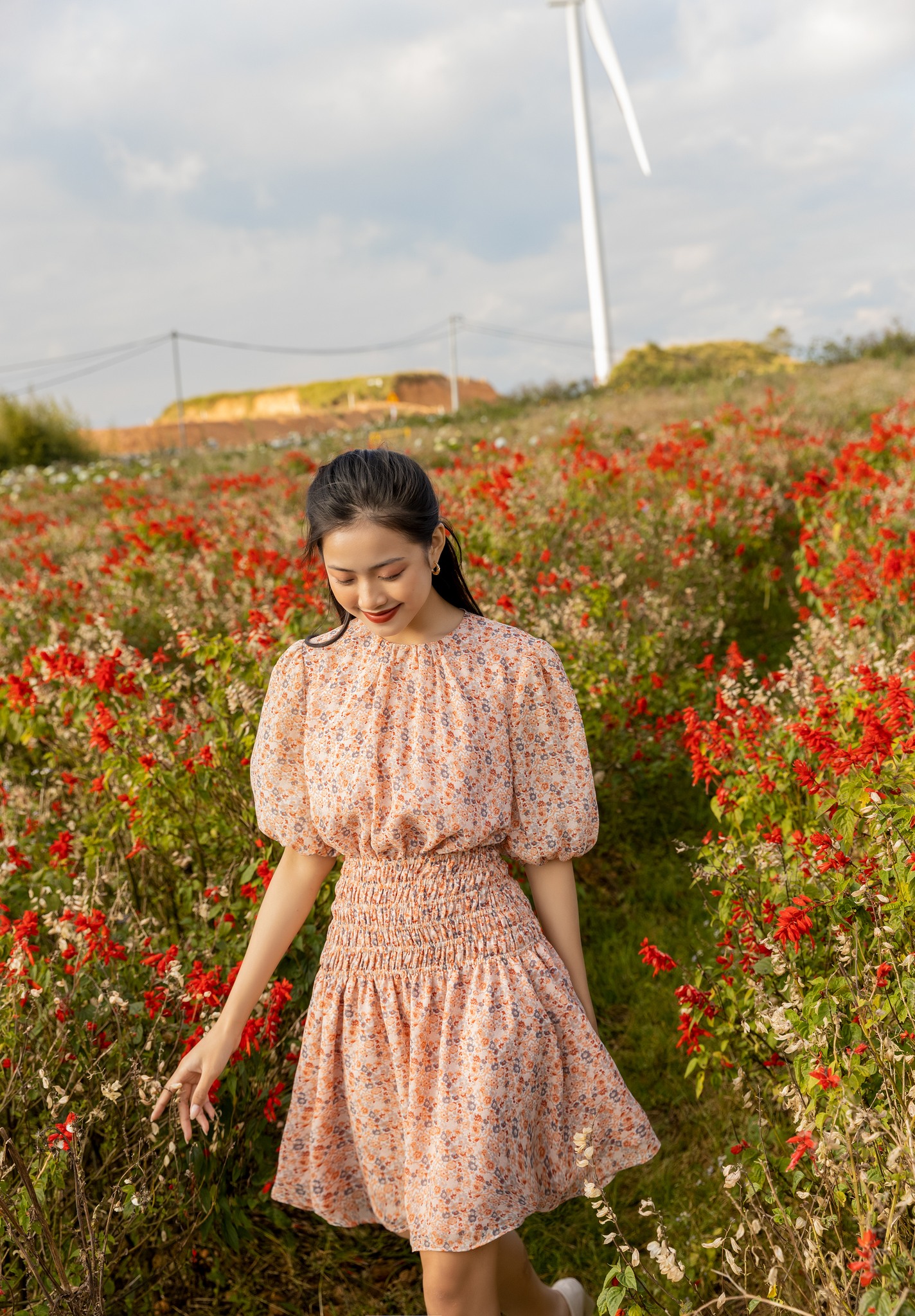 OLV - Đầm Rosehip Shirring Dress