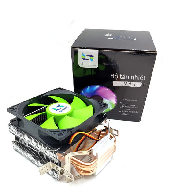 Quạt tản nhiệt cpu đa nền tảng AMD 775 1155 kiểu dáng mới nhất 3 ống đồng