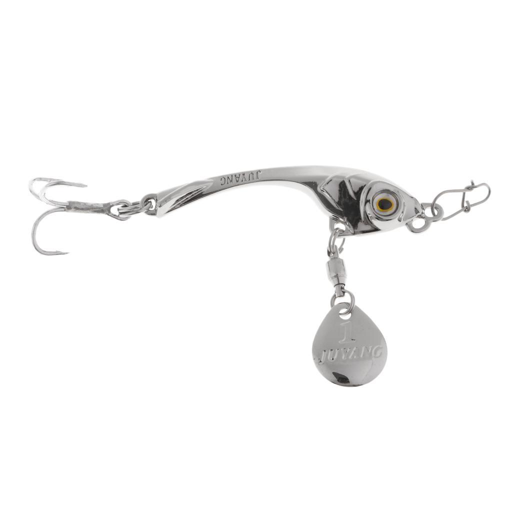 Durable Fake Fishing Lures Metal Spoon Baits Lures Set With Fishing Hook