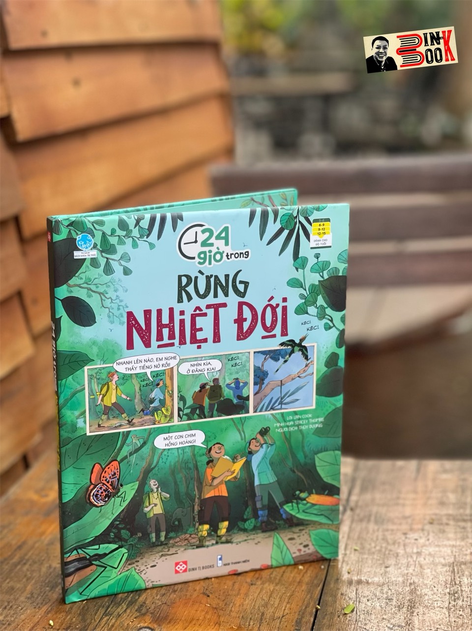 24 GIỜ TRONG RỪNG NHIỆT ĐỚI – Lan Cook – Stacey Thomas minh họa – Đinh Tị Books – NXB Thanh Niên