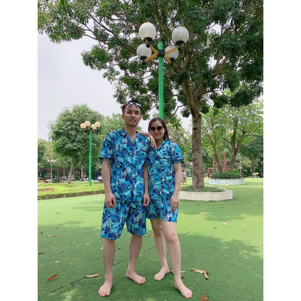 Bộ Pijama Hoa Qủa Nam nữ