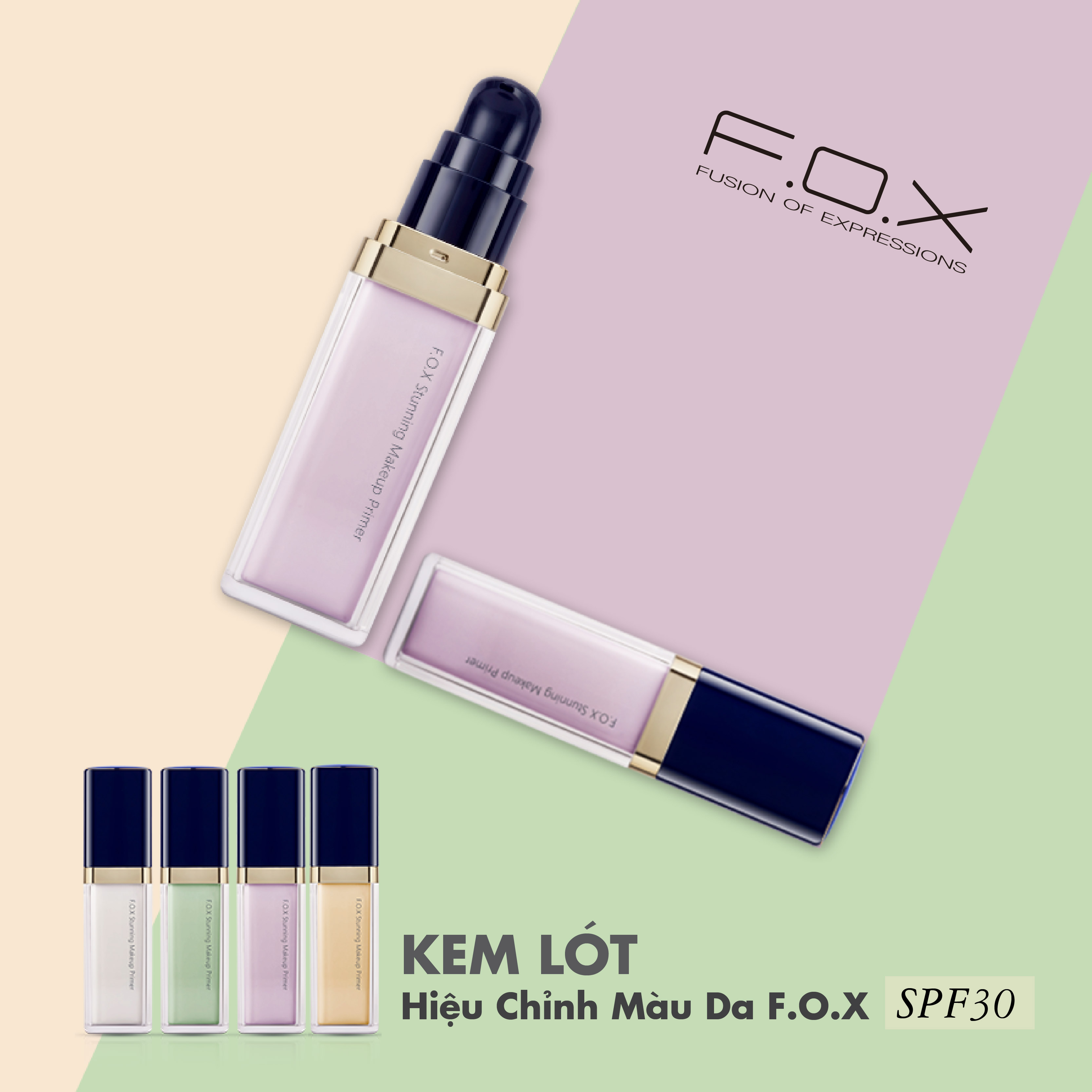 Kem Lót Hiệu Chỉnh Màu Da F.O.X - SPF30 Stunning Makeup Primer SPF30 30ml