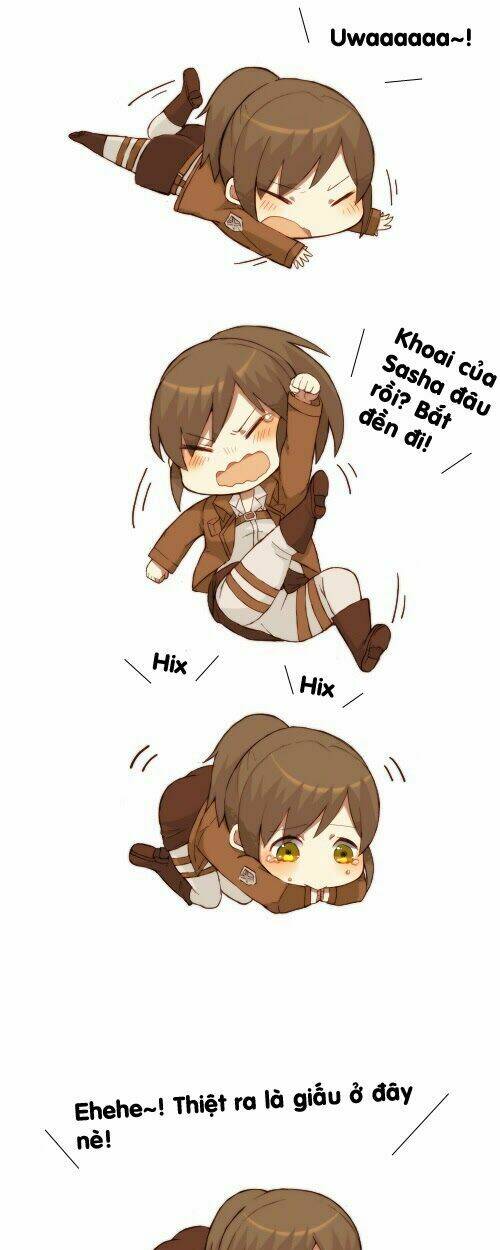 đại chiến titan - doujinshi về các cô gái chapter 23 10