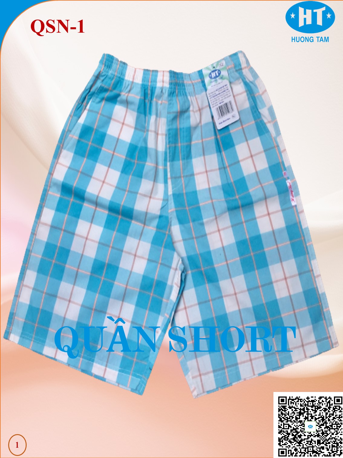 Quần Short HUONGTAM  nam cao cấp(QSN). Chất liệu vải loại tốt: mềm mại, thoáng mát, không phai màu