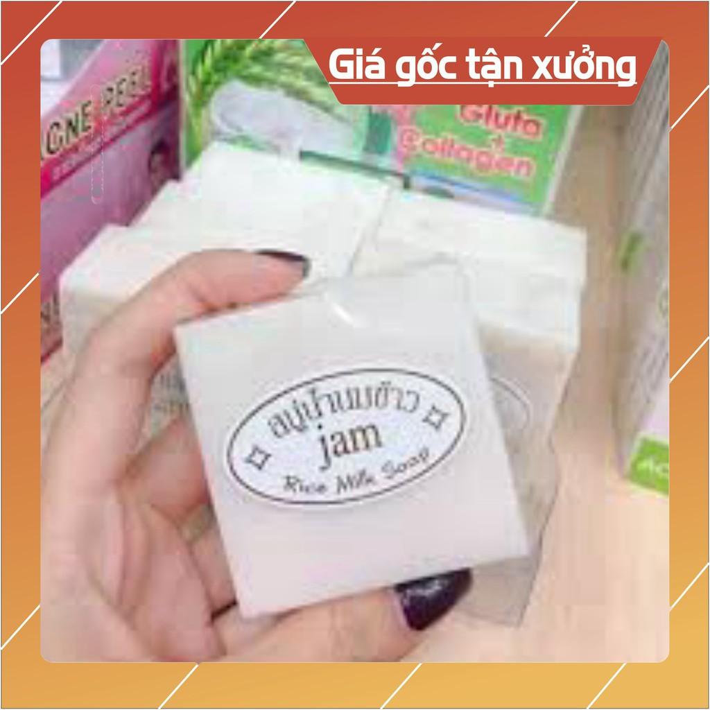 Xà Phòng Cám Gạo ️FREESHIP️  Xà Phòng Trắng Da Thái Lan Jam Rice Milk Soap