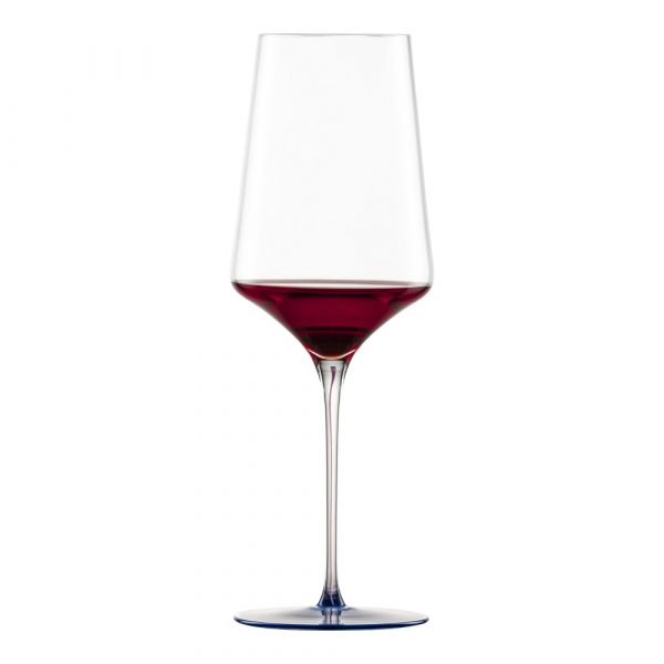 Ly Rượu Vang Đỏ Pha Lê Zwiesel Ink 123416 26.5cm 638ml Chân Đế Màu Xanh Dương Midnight Hàng chính hãng