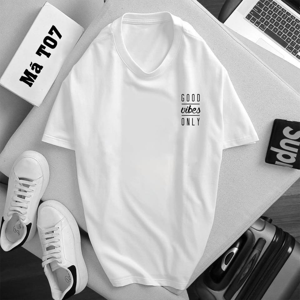 ÁO THUN NAM NỮ COTON GOOD VIBE ONLY