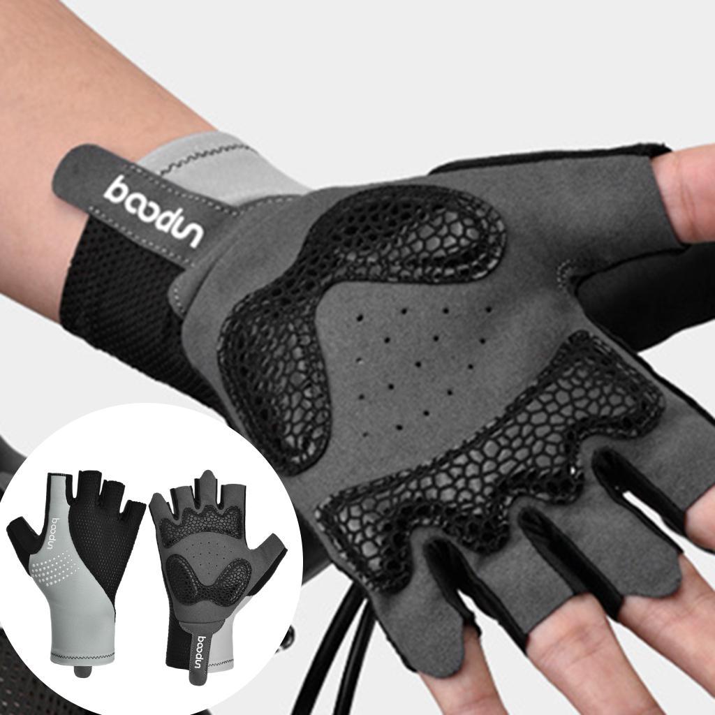 Bike Gloves Half Finger Breathable Motorcycle Road Biking Glove