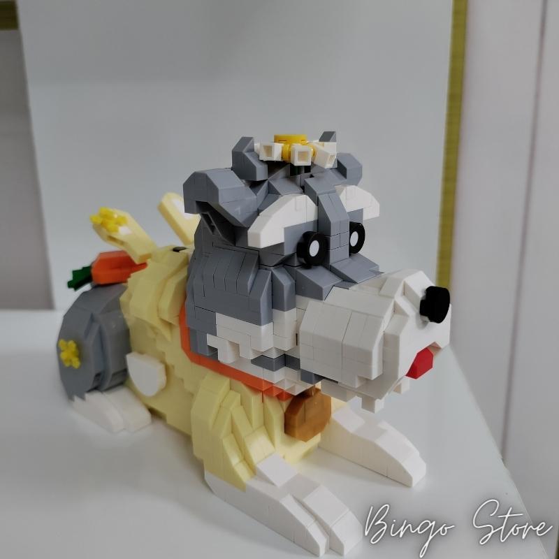 MÔ HÌNH LẮP RÁP CHÓ SCHNAUZER 946 CHI TIẾT