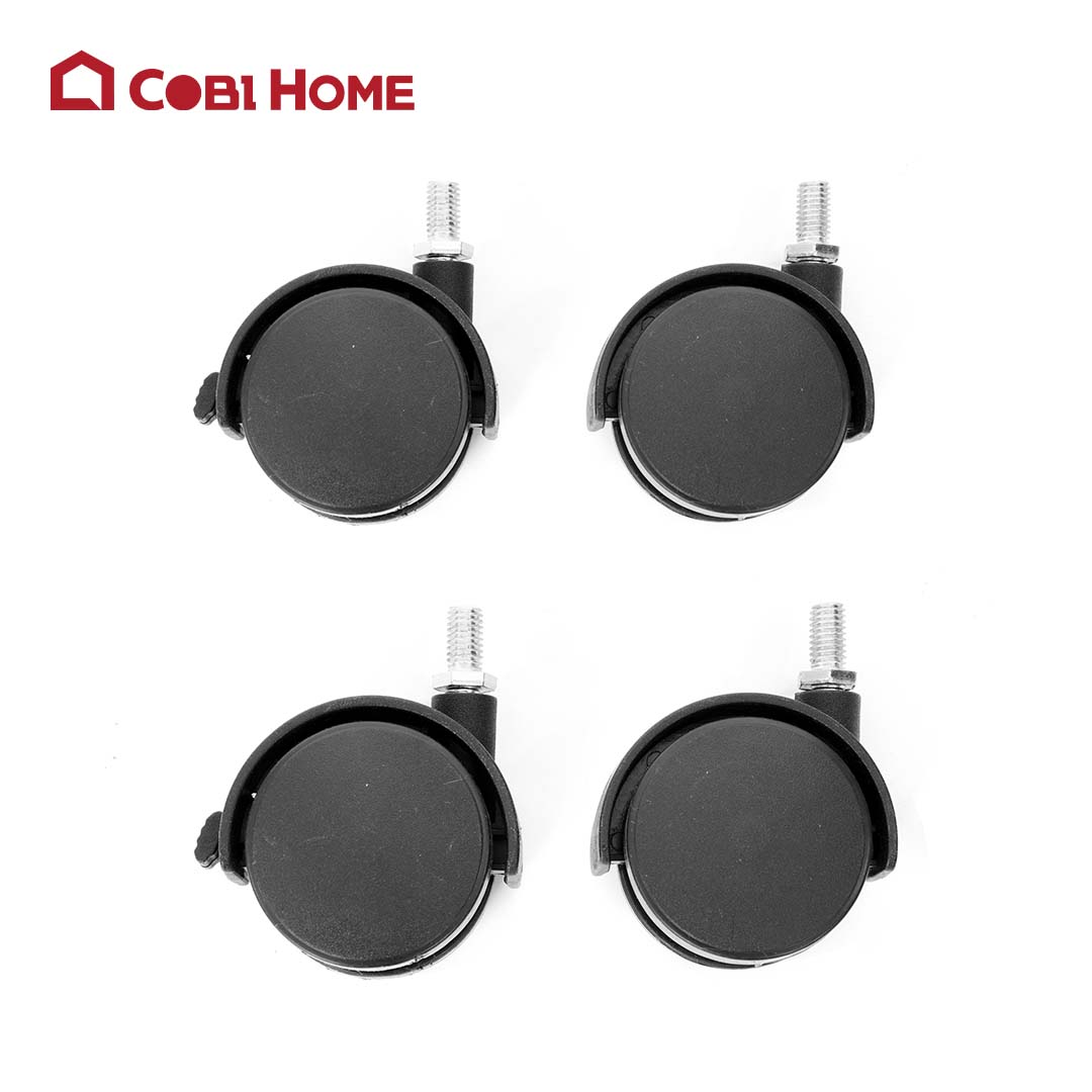 Bánh xe nhựa nylon bắt vít 2&quot;
