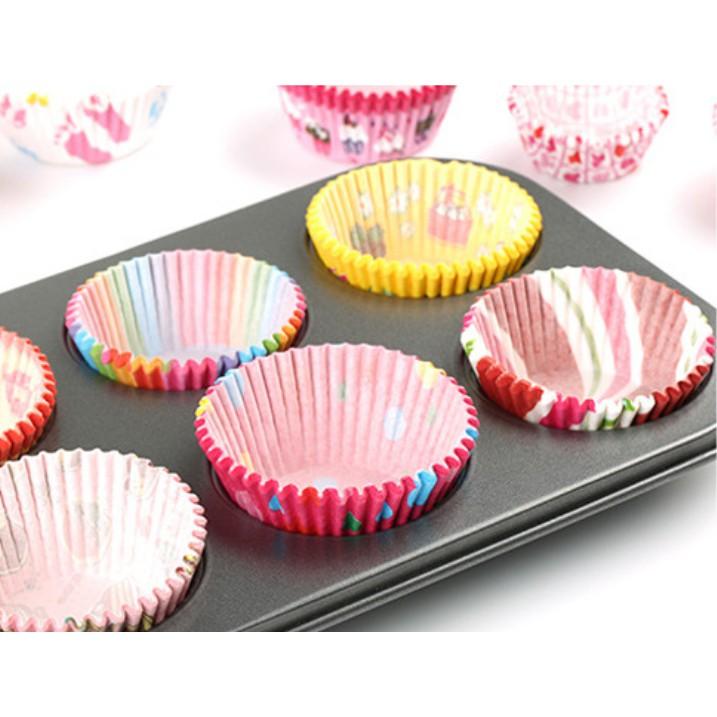 CUP GIẤY MỀM LÀM BÁNH CUPCAKE, MUFFIN - HỘP 100C