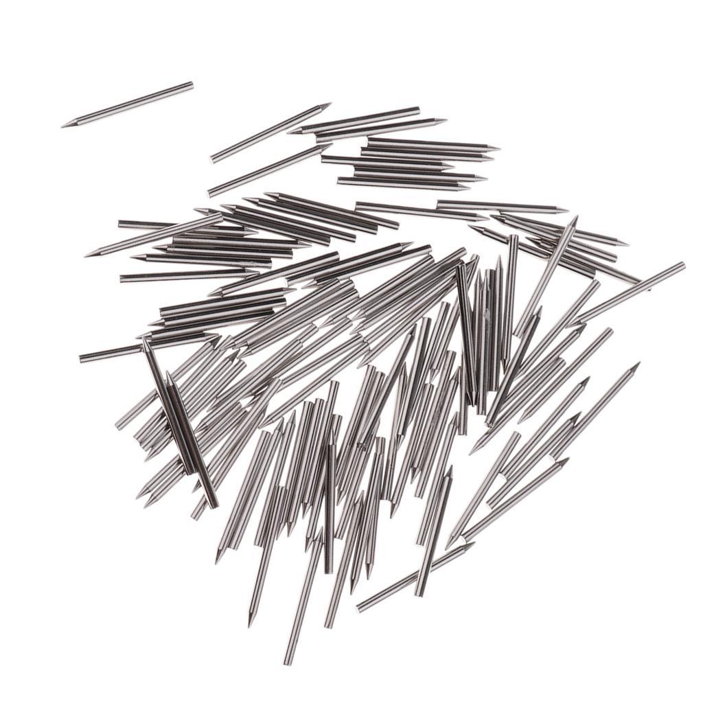 1 Set 1.2mm Dia Plated Piano Center Pins for Piano Action Replacement