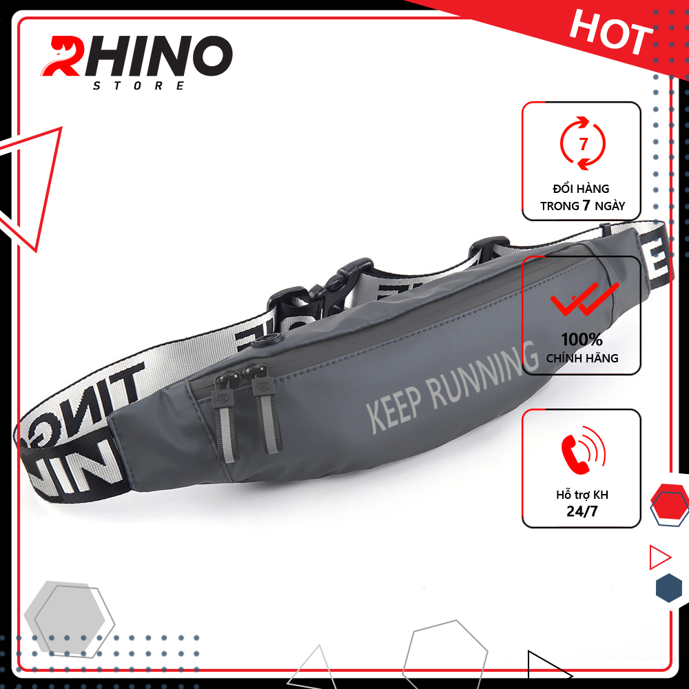 Túi đeo thời trang thể thao cho nam nữ Rhino B401 dùng khi chạy bộ, đạp xe, leo núi hoặc chơi các môn thể thao khác, vải không thấm nước chất lượng cao chính hãng Rhino Store