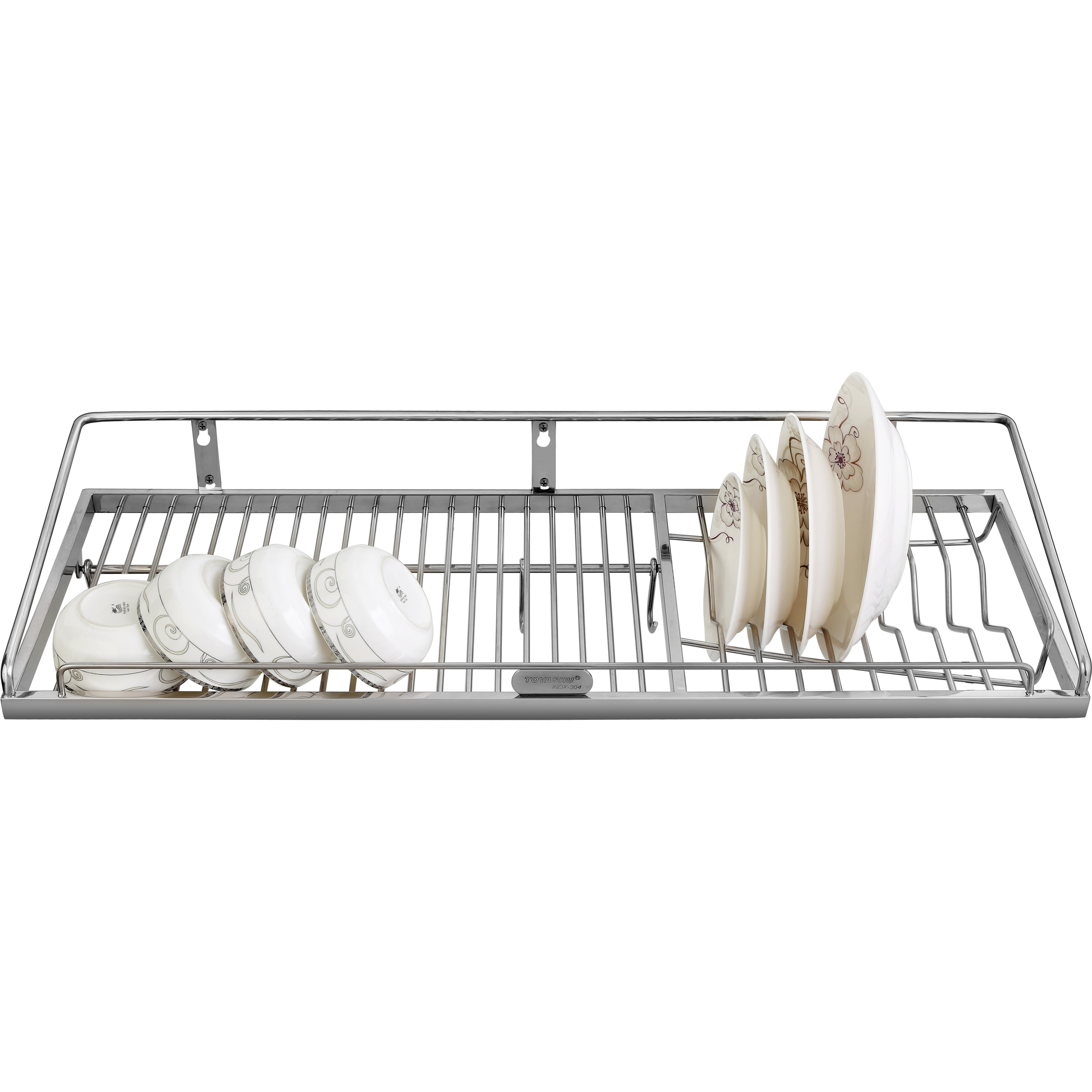 Kệ sóng chén 1 tầng bắt vít inox 304 TOVASHU nhiều kích cỡ 304-X1