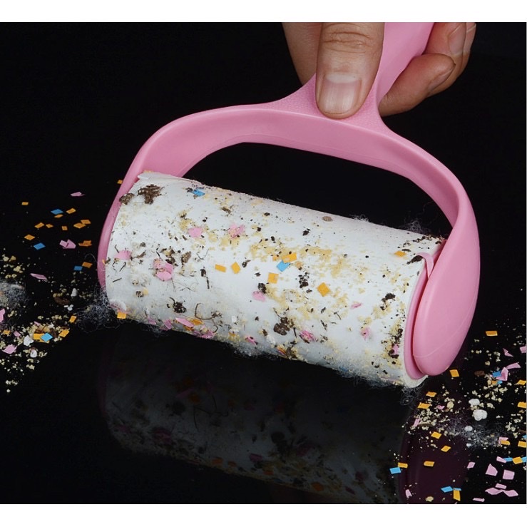 Cây Lăn Bụi Quần Áo Kèm  6 Lõi Thay Thế – Làm Sạch Nhanh, Gọn, Tiện Lợi