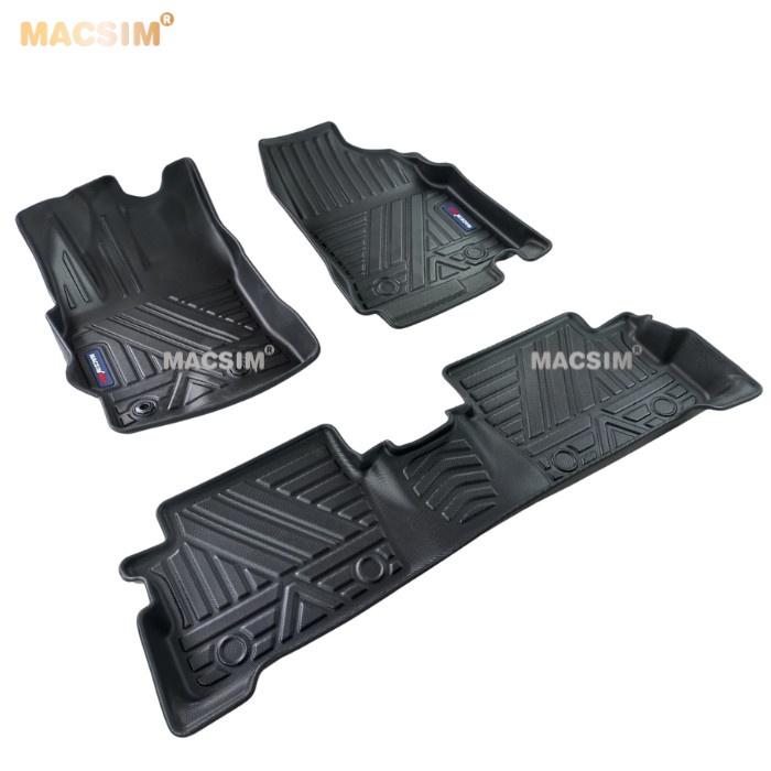 Thảm lót sàn xe ô tô Toyota vios 2008-2013 qd Nhãn hiệu Macsim chất liệu nhựa TPV cao cấp