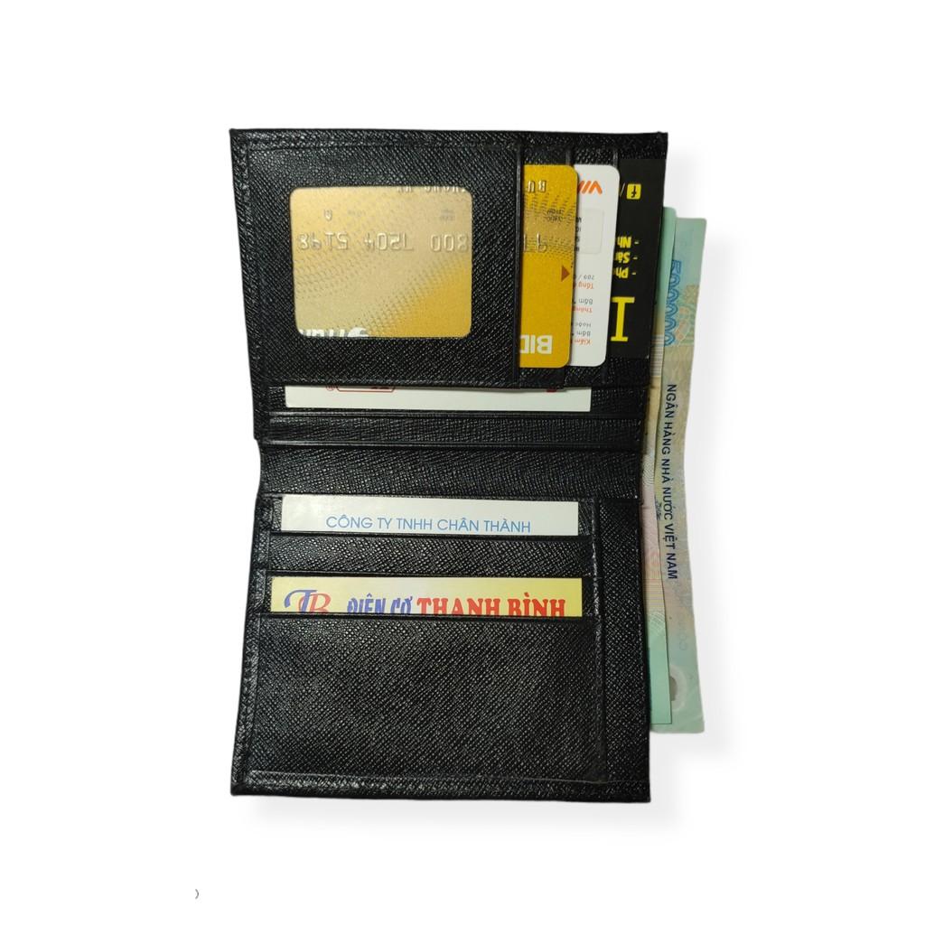 Ví Nam Kiểu Đứng DA BÒ THẬT 100% Bóp nam Kiểu đứng,da bò thật Saffiano,kiểu dáng đẹp,tiện dụng,siêu bền.