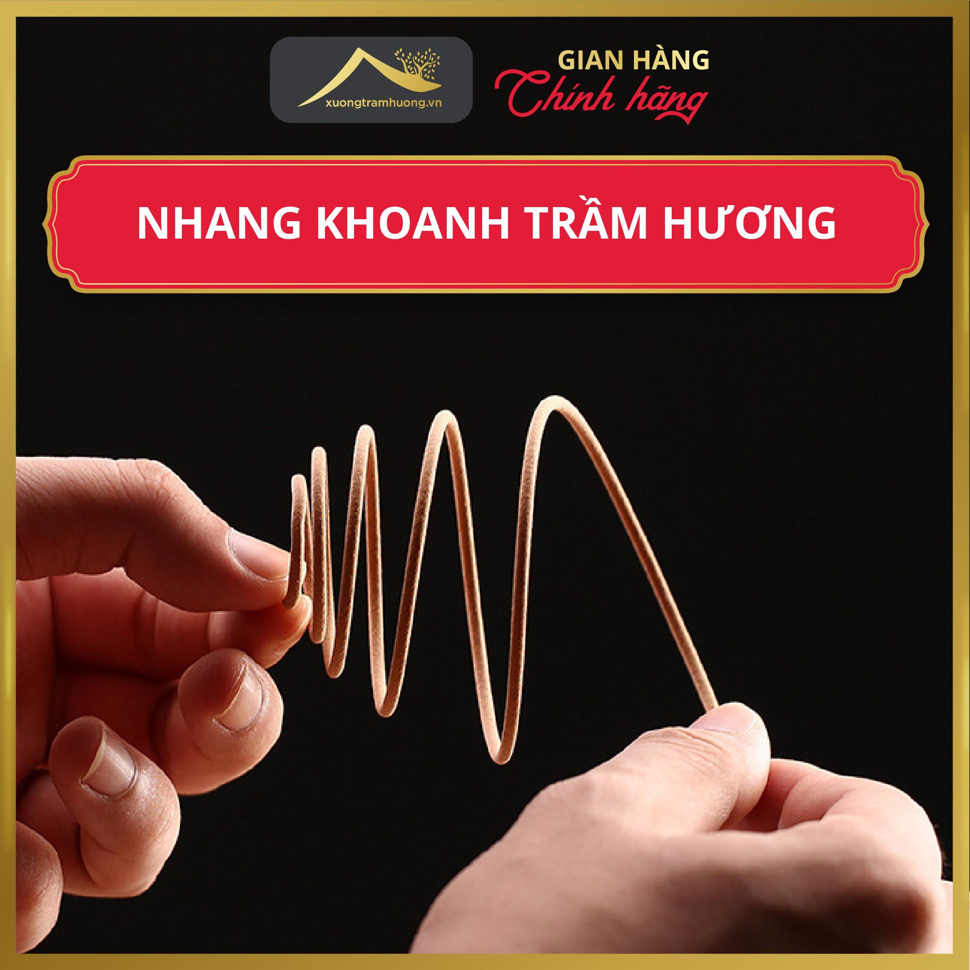 Nhang Khoanh Nhang Vòng Sạch Xưởng Trầm Hương Thờ Cúng Gia Tiên Tân Gia Giỗ Chạp Lễ Tết (10 Khoanh)