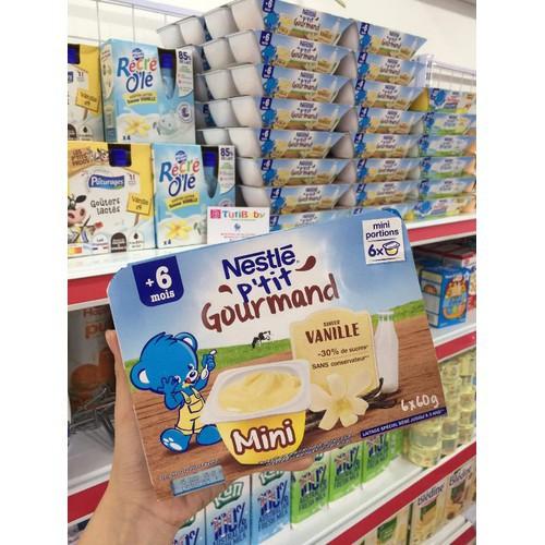 Váng Sữa Trẻ Em Nestle Pháp - Váng Sữa Ăn Dặm cho bé từ 6 Tháng DATE T6/2022 - Váng sữa béo tăng cân