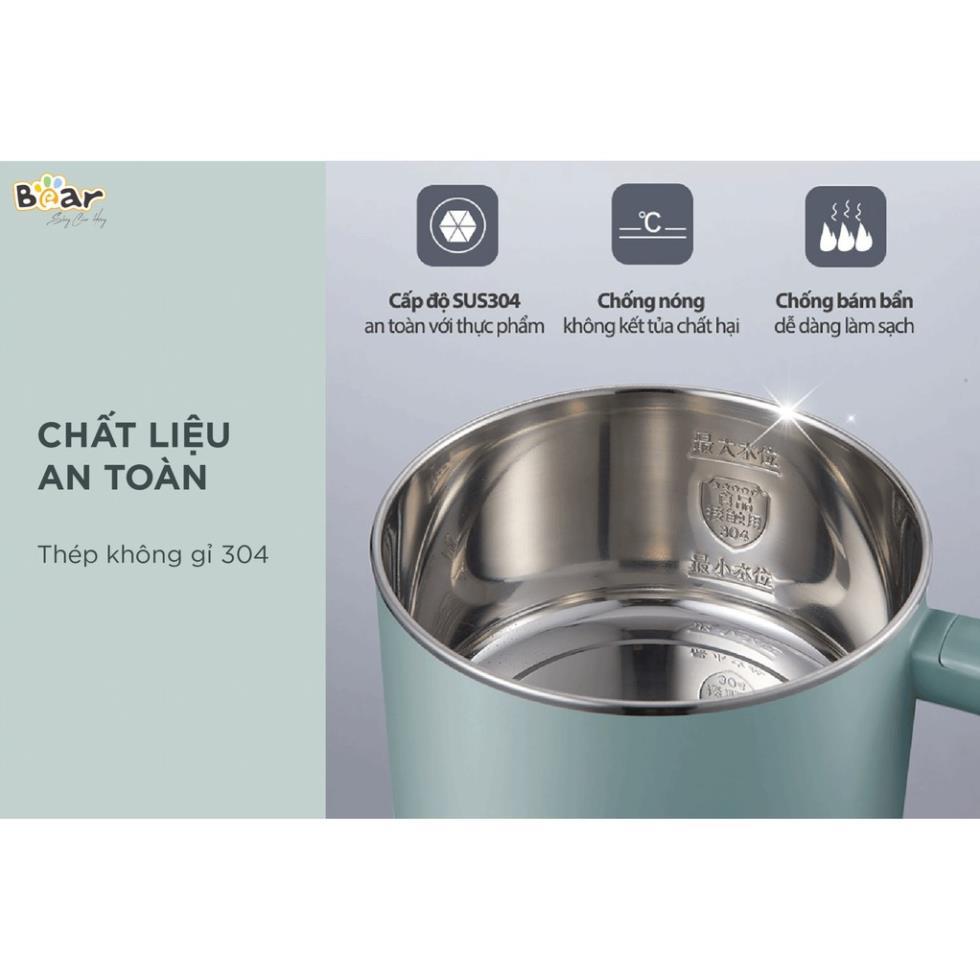 Nồi lẩu hấp điện 2 tầng đa năng Bear DRG-D12M5 dung tích 2L chất liệu an toàn chịu nhiệt lõi thép không gỉ Tuli Store