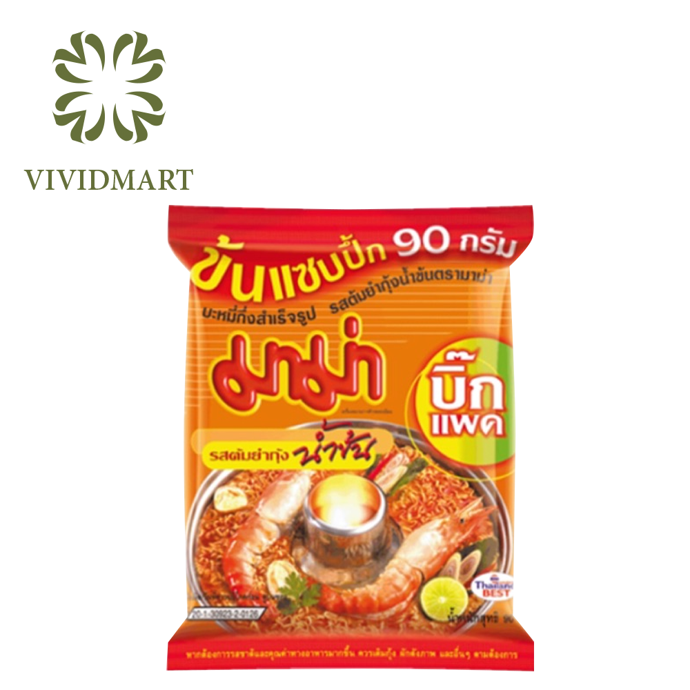 MAMA - Mì Mama gói lớn Kem tomyum, Mì Mama kem tomyum, Mì kem tomyum Mama, Mì Ma Ma kem tomyum, Mì kem tomyum Ma Ma (95g/gói)