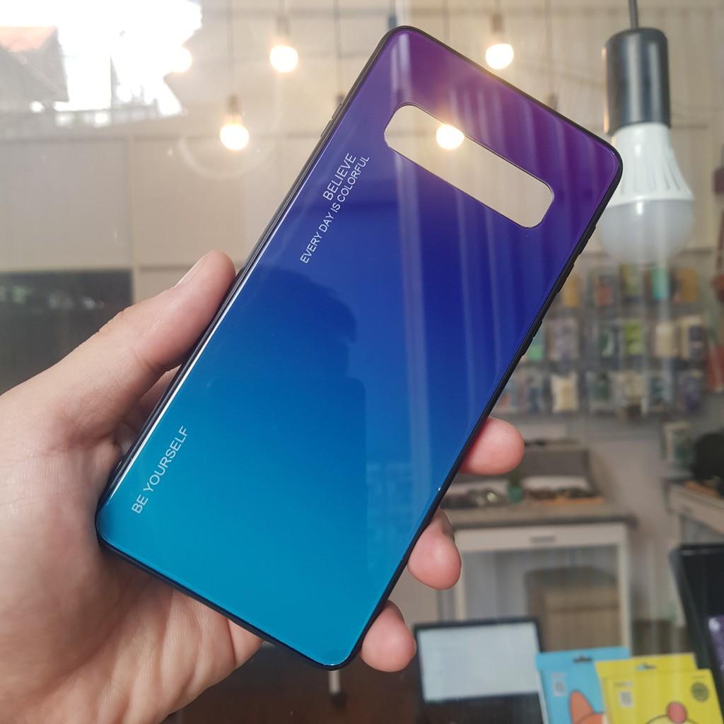 Ốp lưng kính Cho Dòng samsung galaxy S10 / S10+
