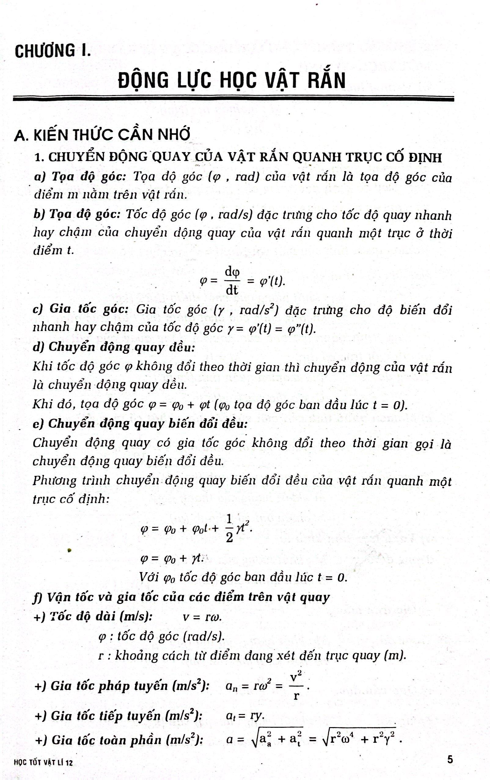 Học Tốt Vật Lí Lớp 12 (Tái Bản)