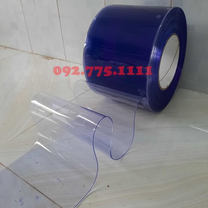 Nhựa PVC tiêu chuẩn 20cm xanh trong 1.5mm bán theo m lẻ
