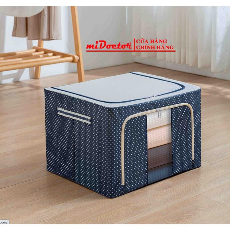 Túi Đựng Chăn Màn, Quần Áo Khung Sắt Gấp Gọn Cao Cấp miDoctor 50x40x33cm miDoctor