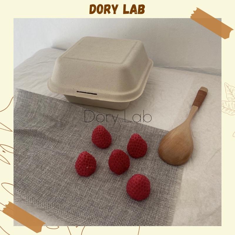 Nến Thơm Bánh Kem Dâu Tây Handmade Không Khói, Quà Tặng Ý Nghĩa - Dory Lab