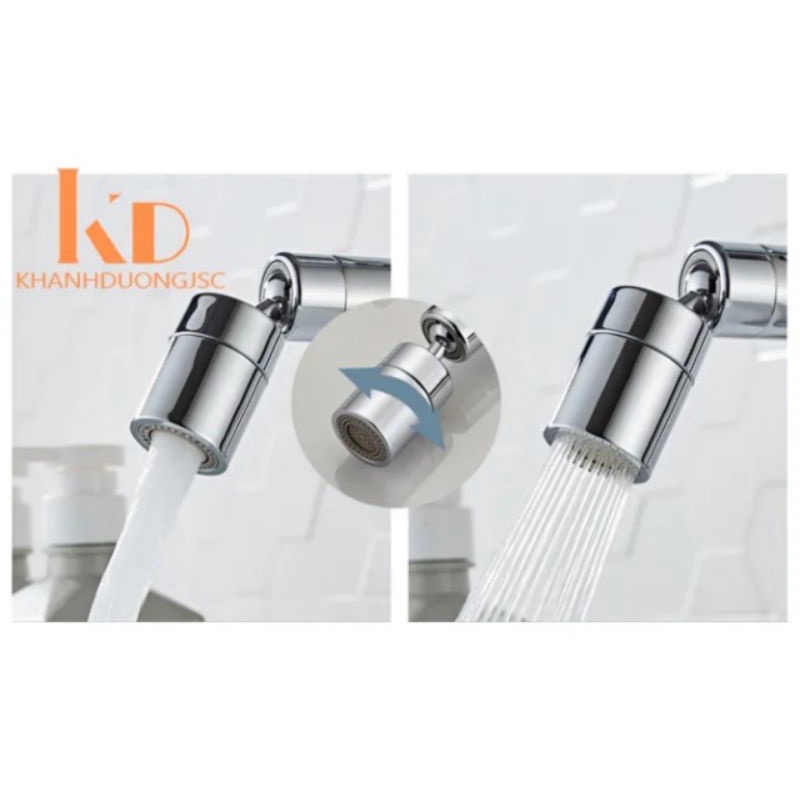 Vòi Lavabo gật gù mỏ xoay 360 nóng lạnh cao cấp/ Vòi Lavabo mỏ xoay