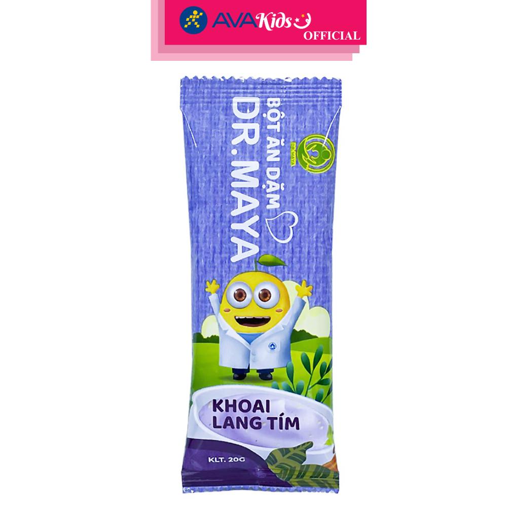 Bột ăn dặm Dr.Maya chùm ngây, khoai lang, bí đỏ hộp 120g (từ 5 tháng) - Hàng Chính Hãng