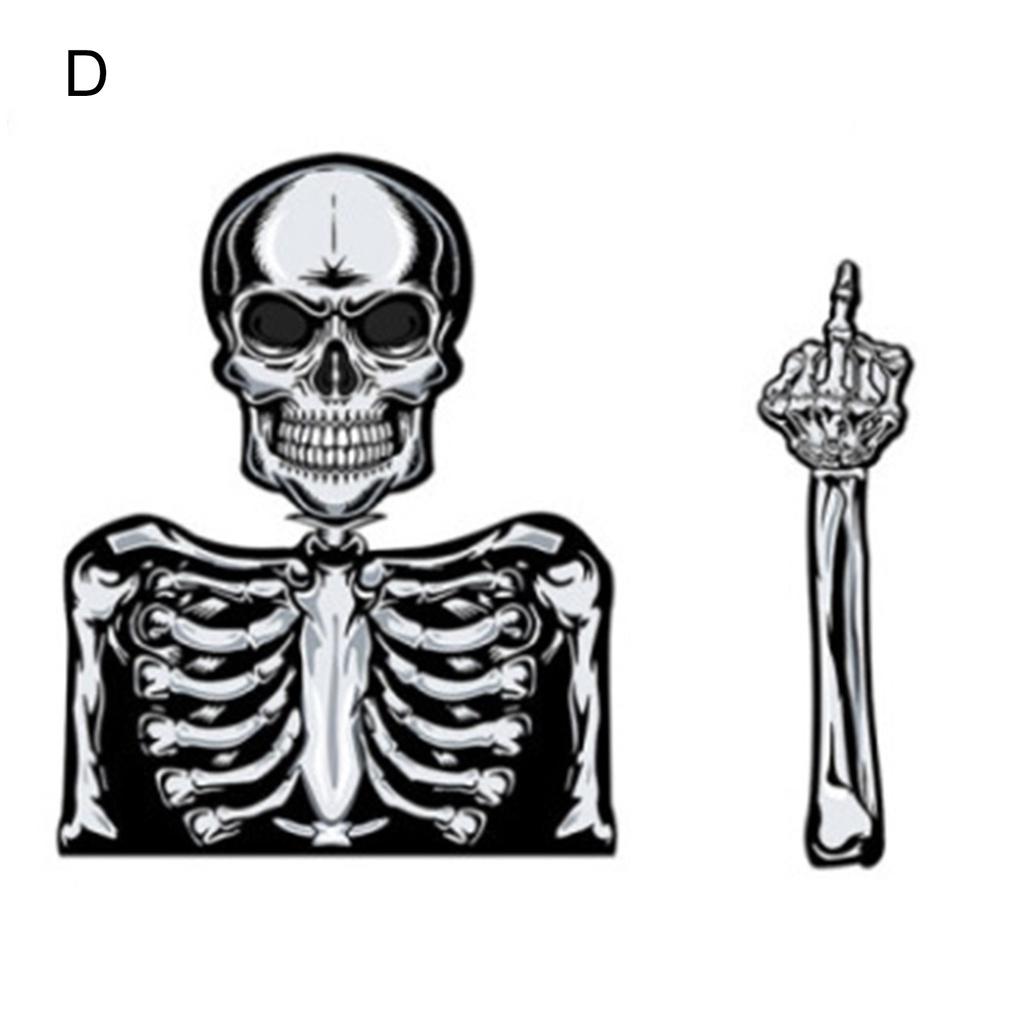 Miếng Dán Trang Trí Cửa Sổ Xe Hơi Họa Tiết Halloween Độc Đáo Diy