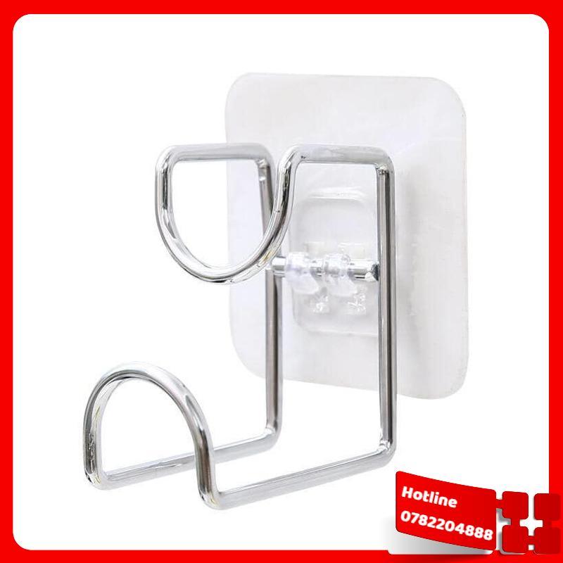 Combo 2 Móc Dính Tường Treo Chậu Nhà Tắm, Móc Inox Treo Đồ Gia Đình Tiện Tiện Ích - Loại Tốt