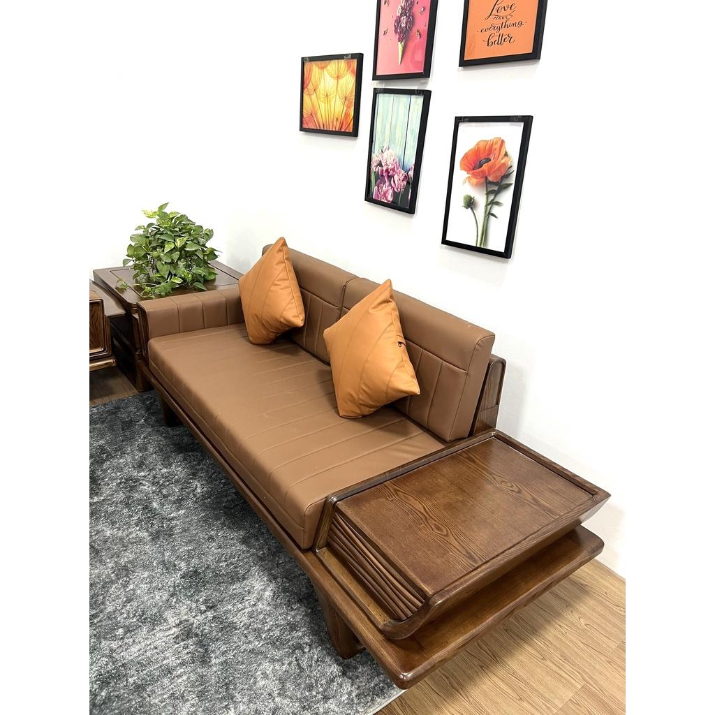 Sofa Lotus gỗ sồi thiết kế sang trọng hiện đại