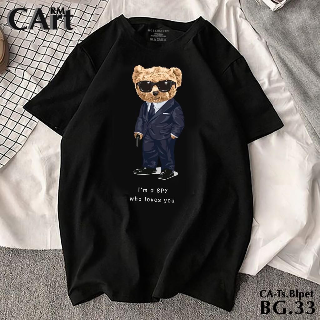 ÁO PHÔNG 100% IN HÌNH GẤU